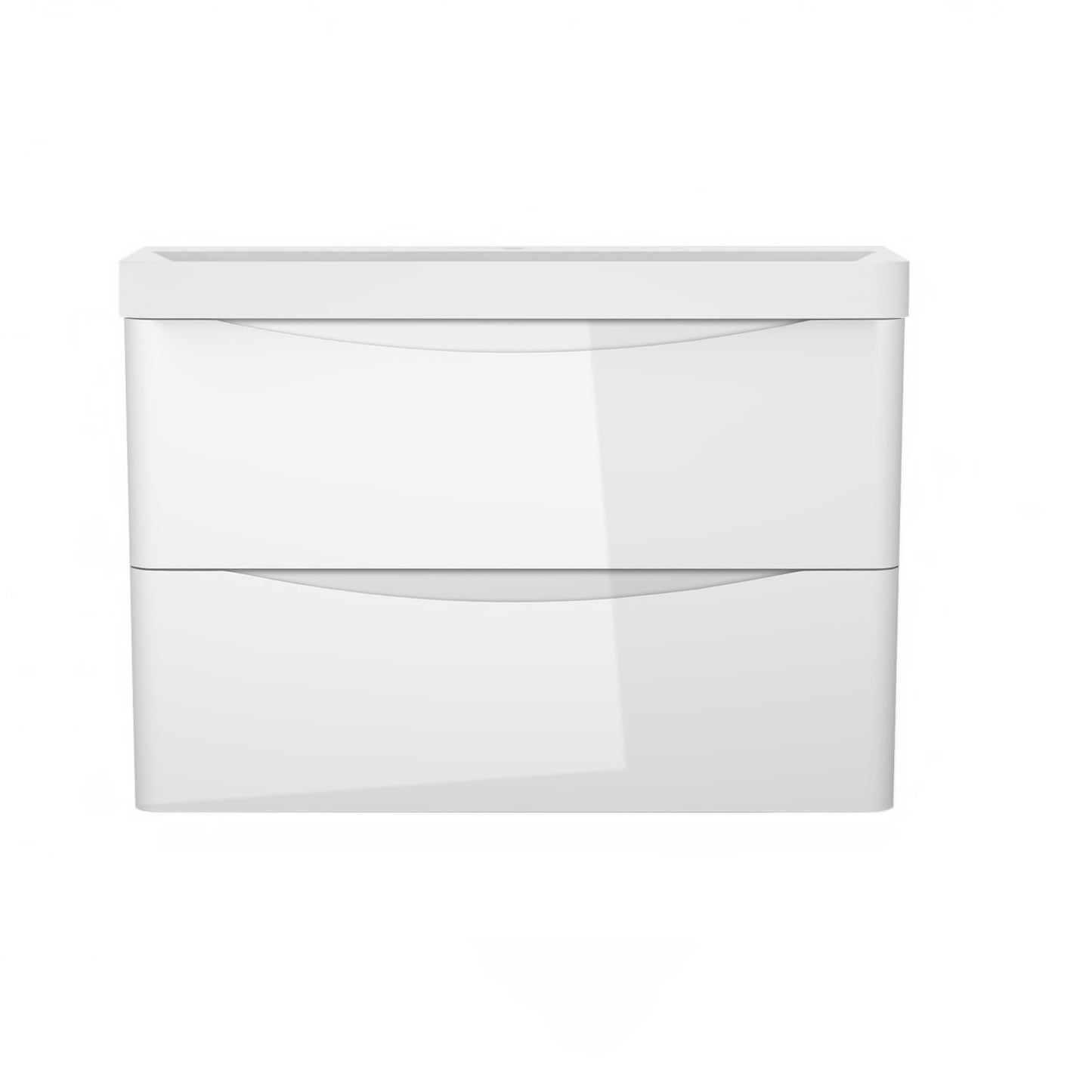 Waschbecken Waschtische mit Unterschrank Badmöbel Set Weiß 80 cm