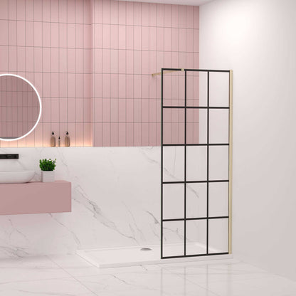 walk in Duschkabine 80-140xH.200 cm NANO Sicherheitsglas