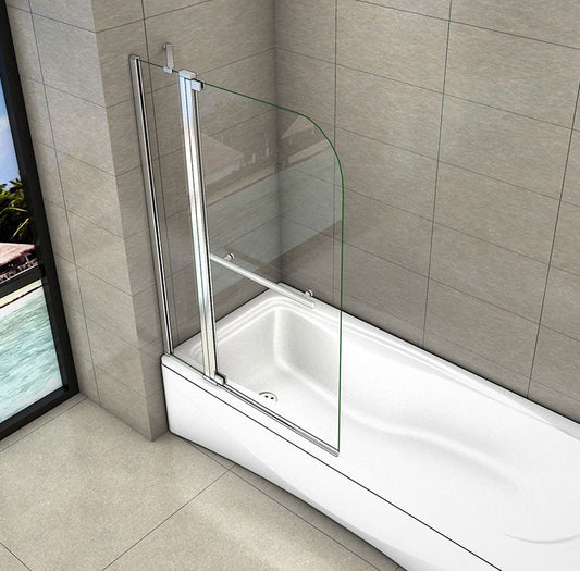 Duschkabine badewannenfaltwand Glas duschabtrennung badewanne Badewannenaufsatz