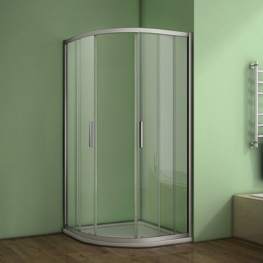 Rundduschen Duschkabine 80x80 90x90 cm Glas duschtür