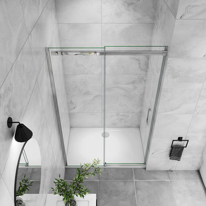 Nischentür Dusche Duschabtrennung 120 cm Glasstärke 8mm Schiebetür