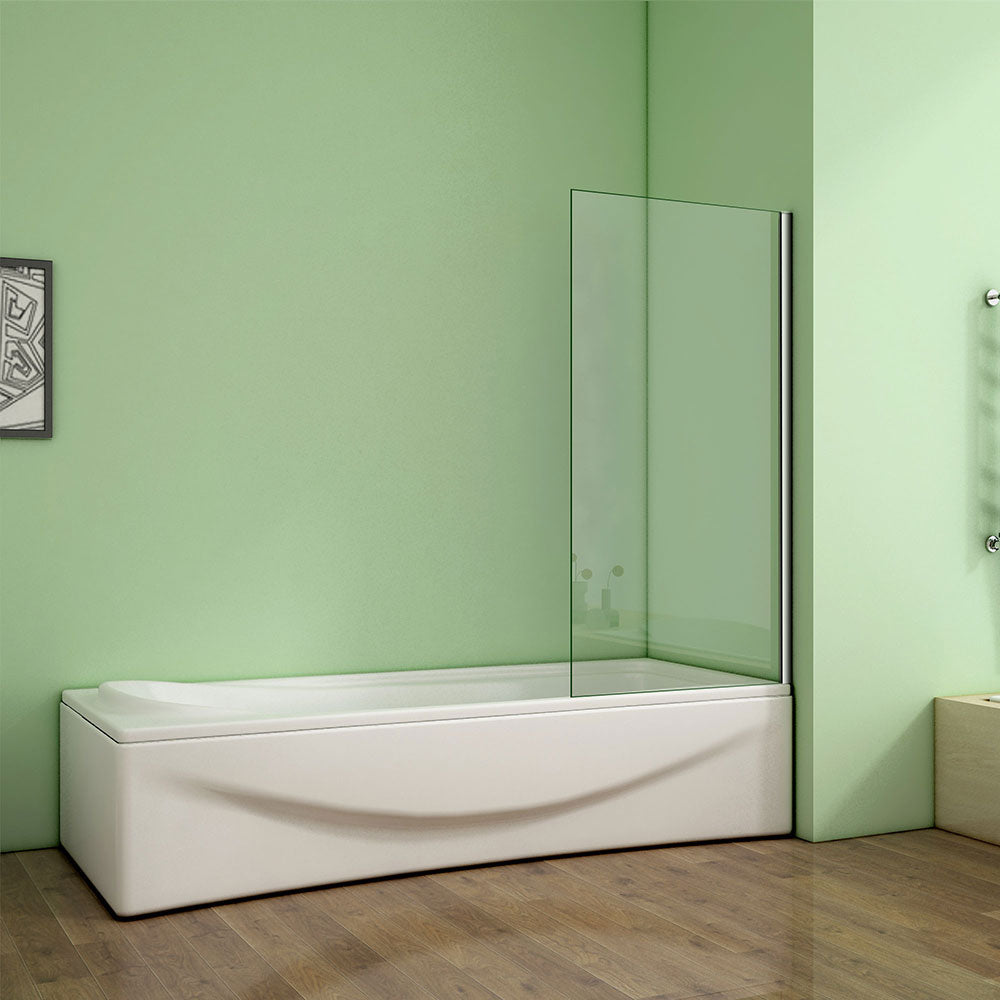 Badewannenaufsatz Feststehend H.140 cm 6mm NANO Sicherheitsglas Duschwand - L.70 cm