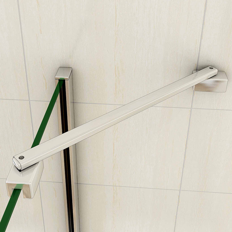 Stabilisator Stabilisationsstange für Duschwand Dusche Glaswand Chrom - 30cm für 6-8 mm Glas F-068