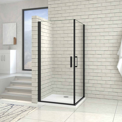 Drehtür Duschkabine 90x90 80x80 cm Glas duschtür dusche
