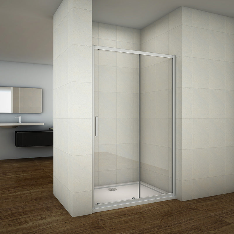 Schiebetür Nischentür dusche Duschtür Duschabtrennung 120x185 cm