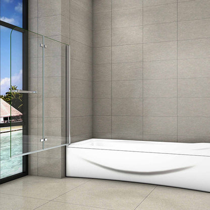 Badewannenaufsatz Duschkabine badewannenfaltwand Glas duschwand badewanne