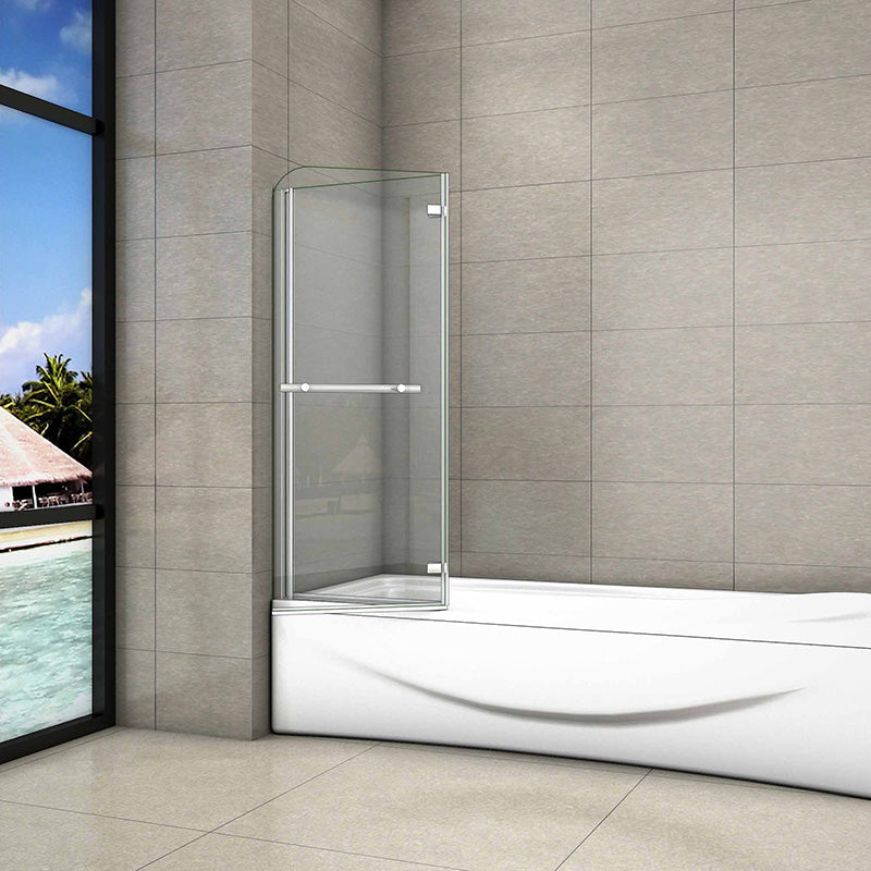 Duschkabine badewannenfaltwand Glas duschwand badewanne dusche Badewannenaufsatz