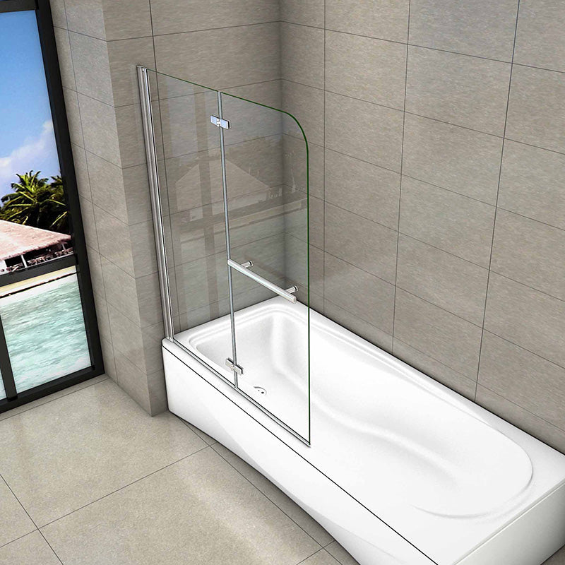 Duschkabine badewannenfaltwand Glas duschwand badewanne Badewannenaufsatz