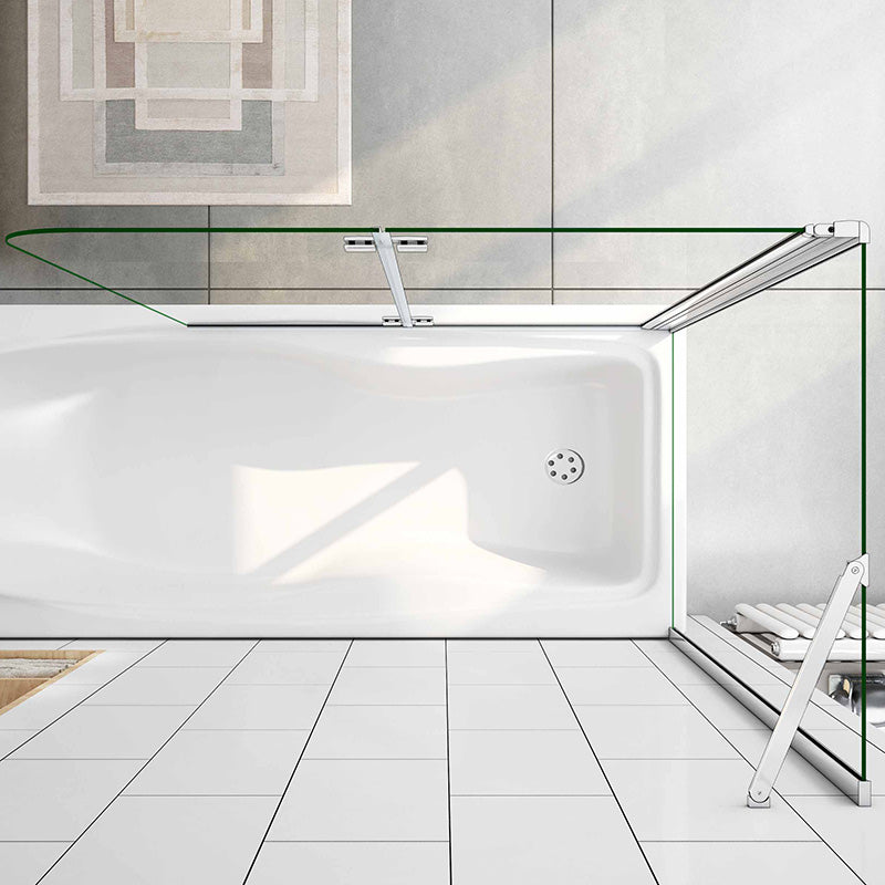 Duschkabine badewannenfaltwand Glas duschabtrennung badewanne dusche Badewannenaufsatz